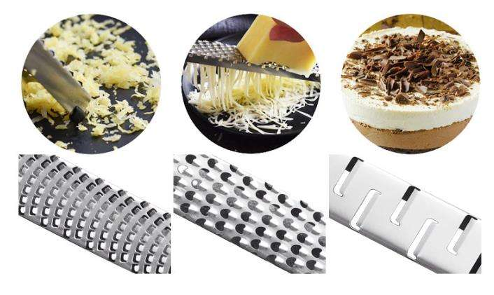 Multi-Functional Zester and Grater for Lemons and Cheeses
