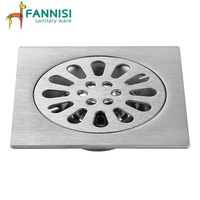 Дренаж для ванной комнаты, напольный, нержавеющая сталь