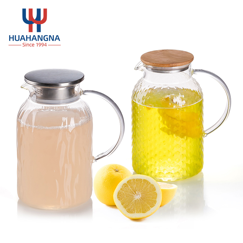 Стеклянный кувшин 2 л с крышкой, винтажный