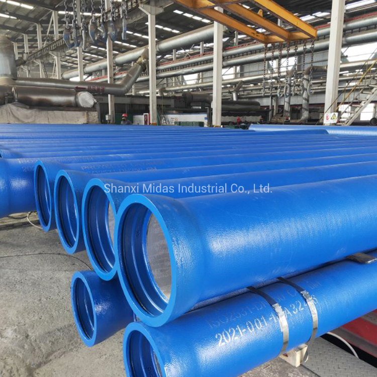 ISO2531 700mm Centrifugal Ductile Cast Iron Di Tyton Pipe for Water Supply