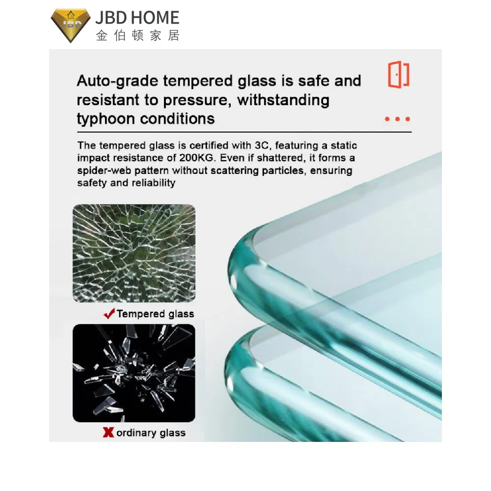 Energy-Efficient Casement Window with Single Double and Tempered Glass