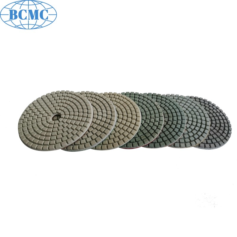 Bcmc Polishing Pads Tool Supplies for General Wet Dry Polishing Marble Granite