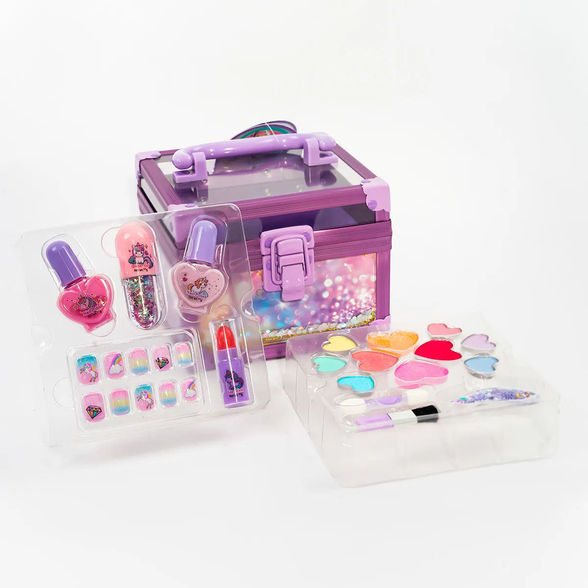 Colorful Kids Makeup Kits with Safe Non-Toxic Ingredients