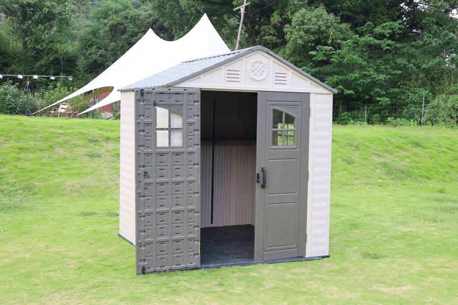 Hot-Selling Bahamas Customizable HDPE Plastic Rainproof Storage Sheds