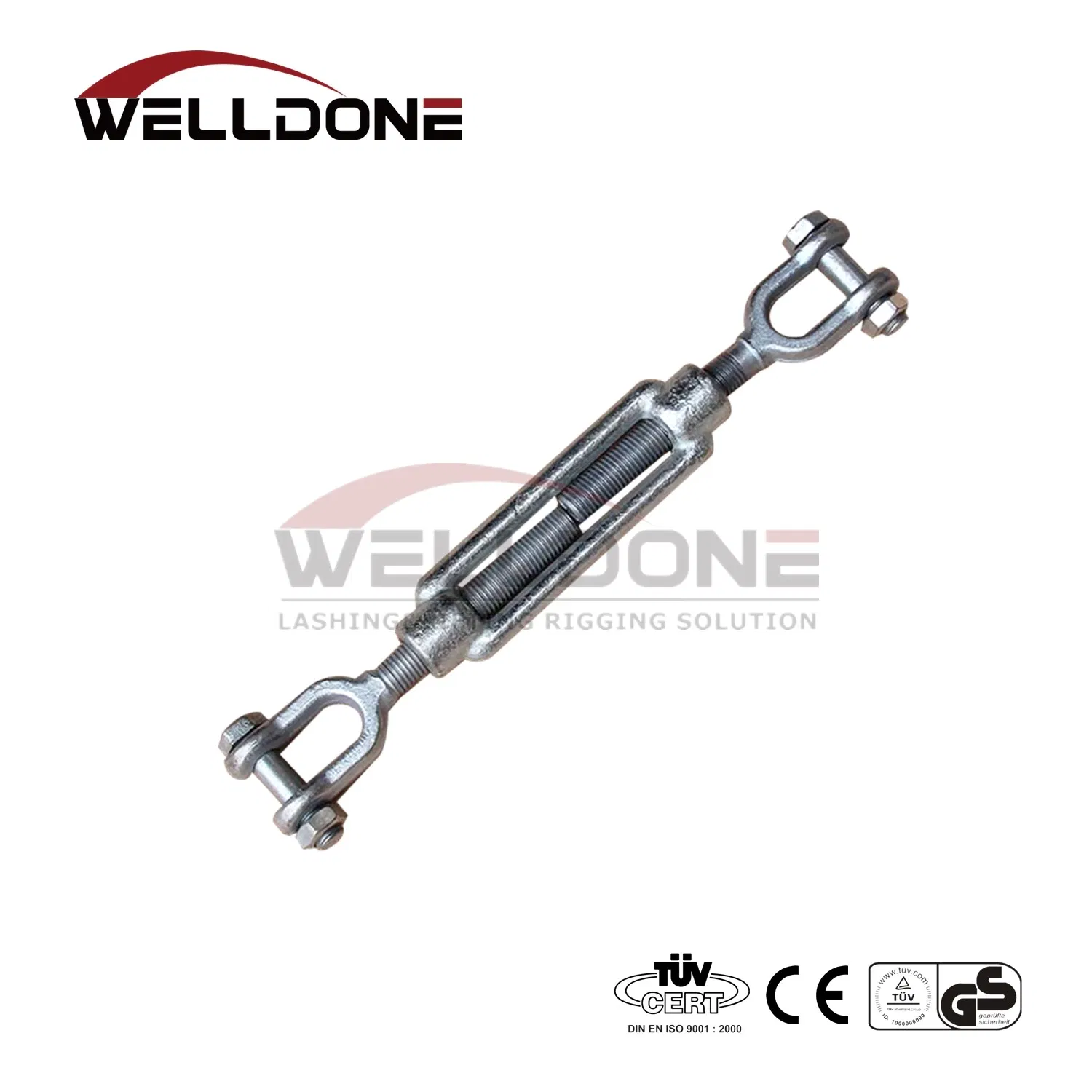 Forging Turnbuckle with Hook, Plates, Stub Ends DIN 1480