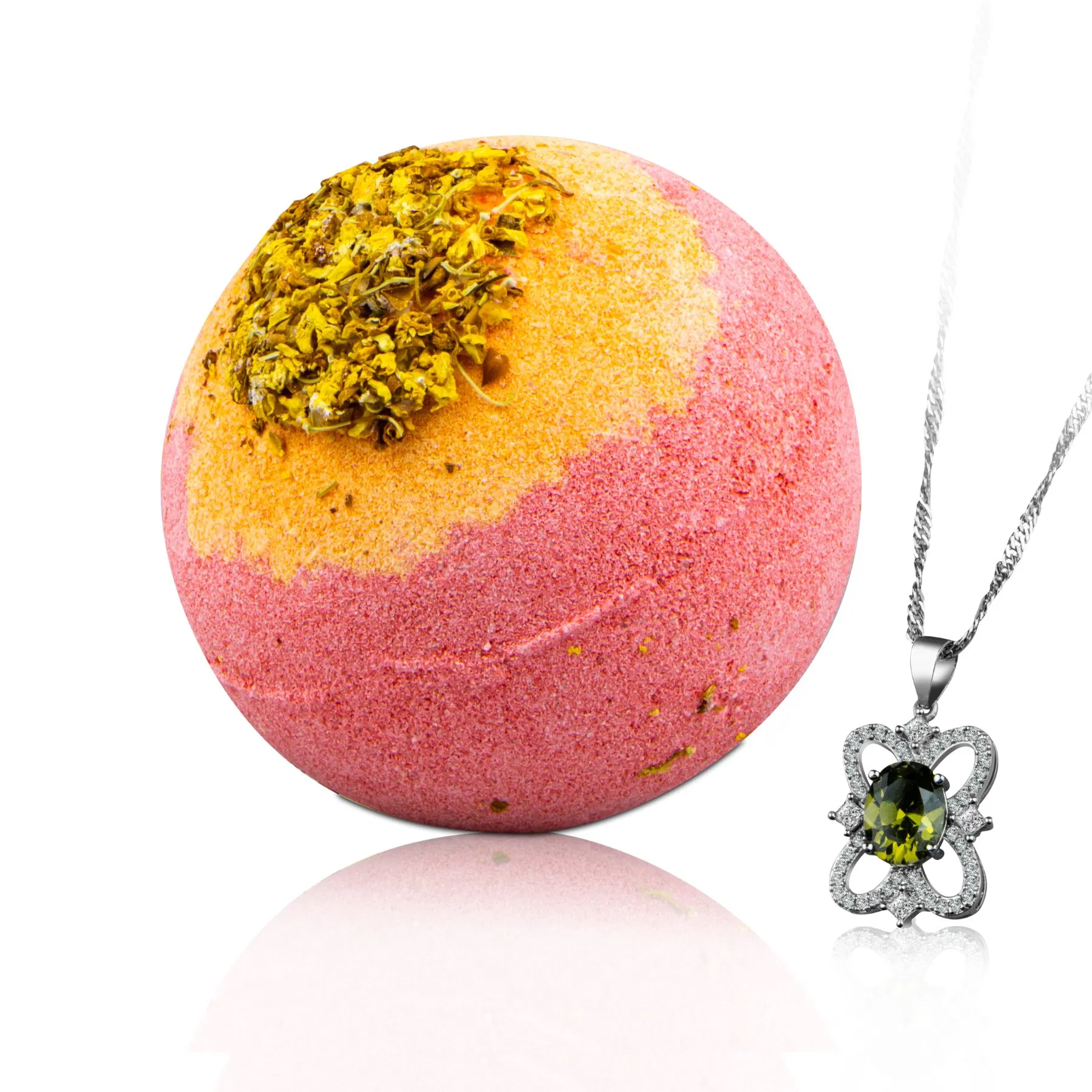 Customizable Label Bath Bomb with Surprise Inside for Relaxing SPA Experiences