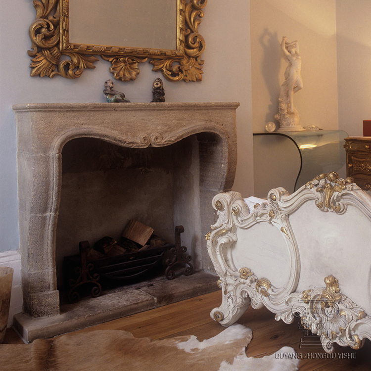 Sandstone Fireplace Surround Fireplace, Marble Mantel
