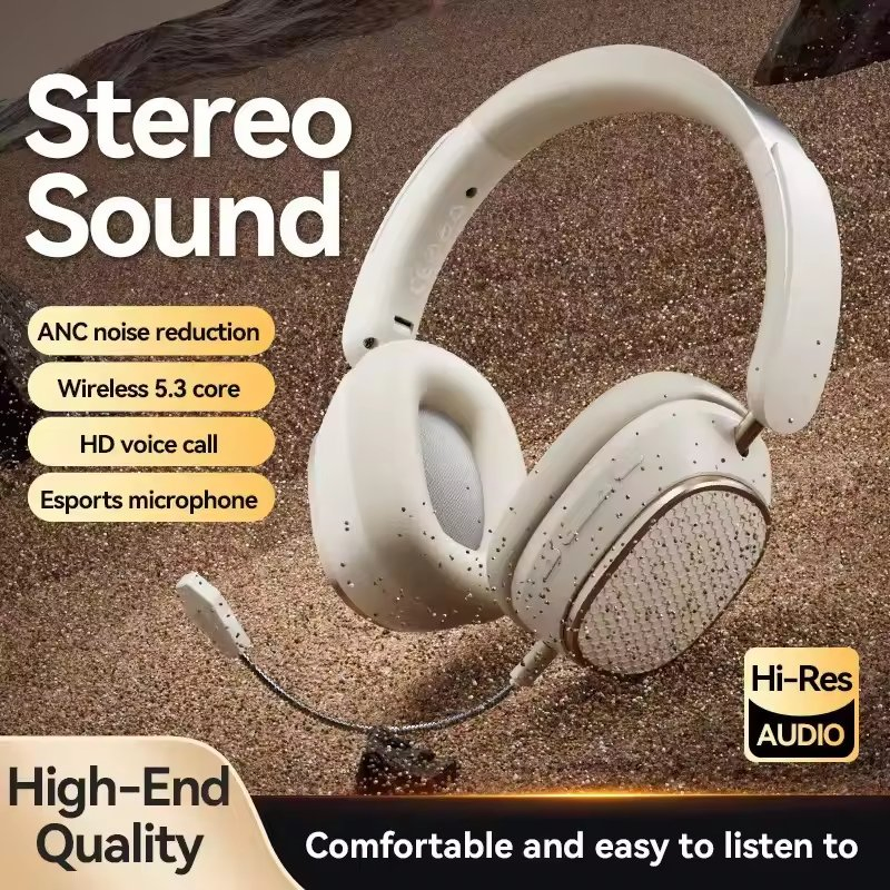 M12 Bluetooth Headset Wireless Headband Anc Noise Canceling Headphones Headphones Ultra Long Life