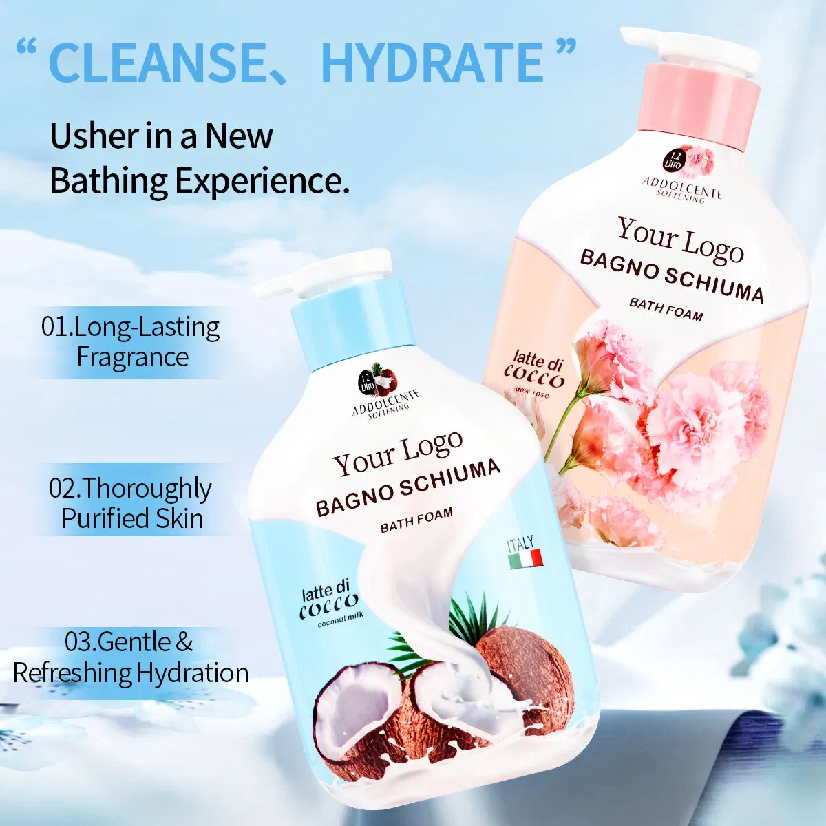 Premium Wholesale Private Label Body Wash for Retail Distribution