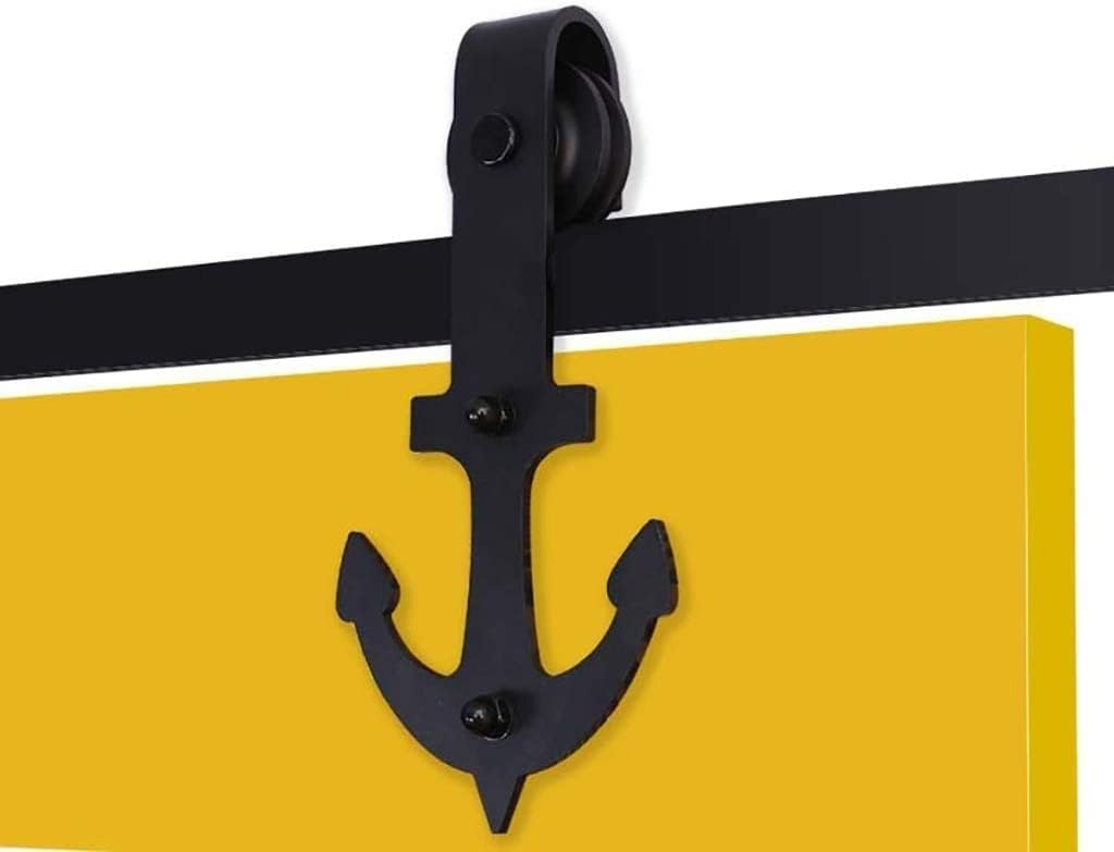 Anchor Shaped Barn Door Hardware Kit Double Door