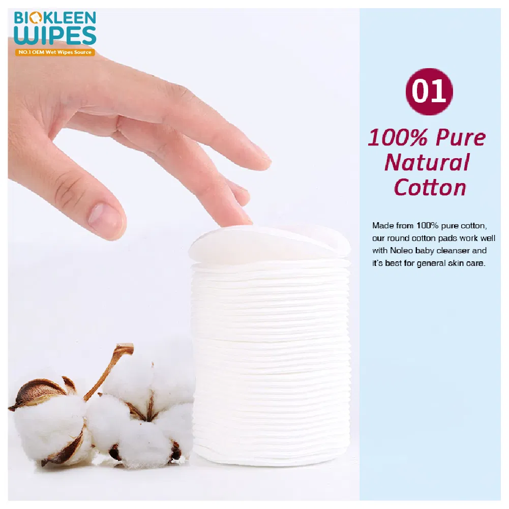 Nonwoven Cosmetics Eye Silikon Pad Makeup Product Facial Cotton Pad Multi-Layer Disposable Makeup Removal Pad for Sensitive Skin