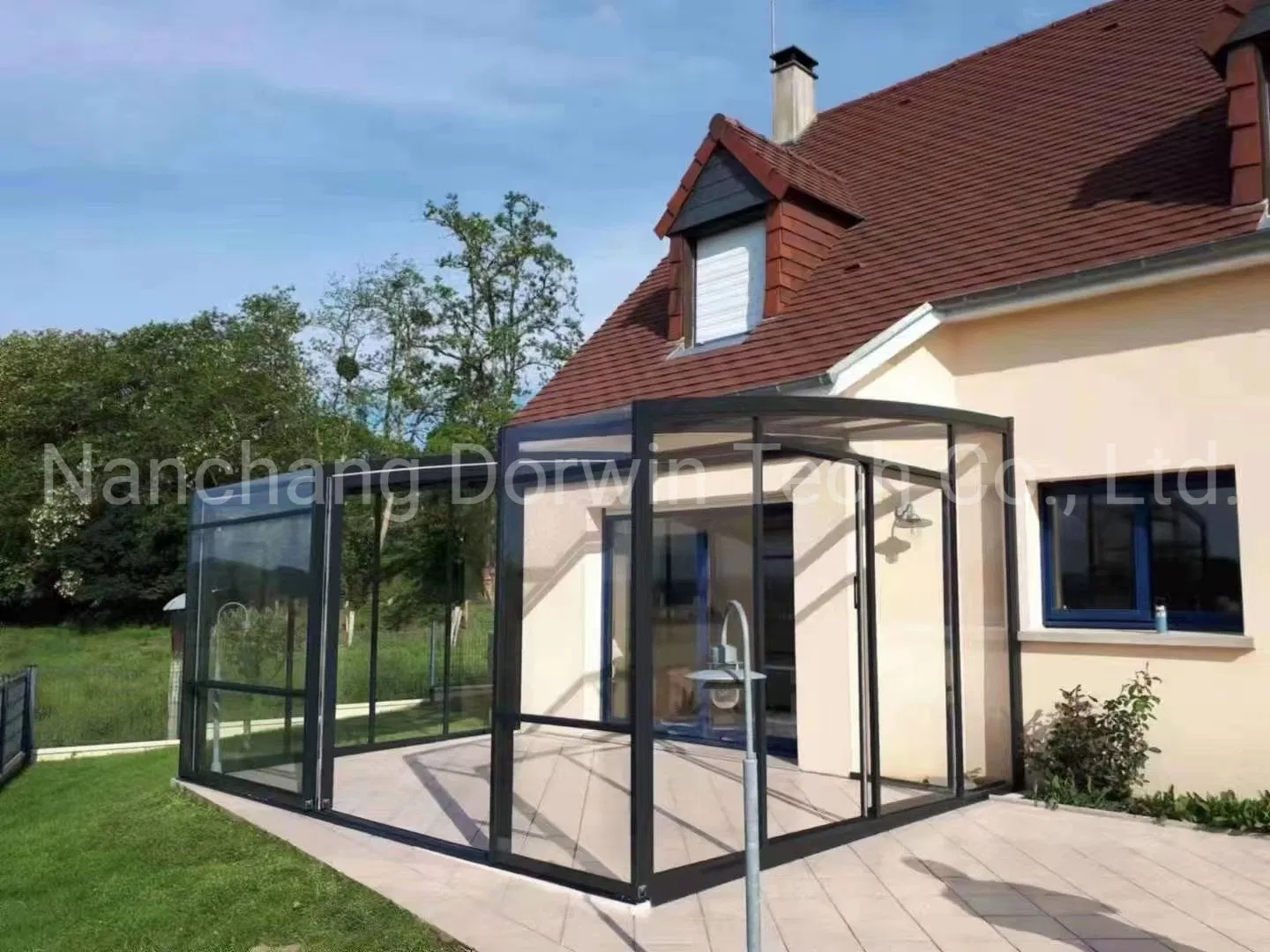 Balcony Patio Garden Backyard Retractable Sunroom Enclosures