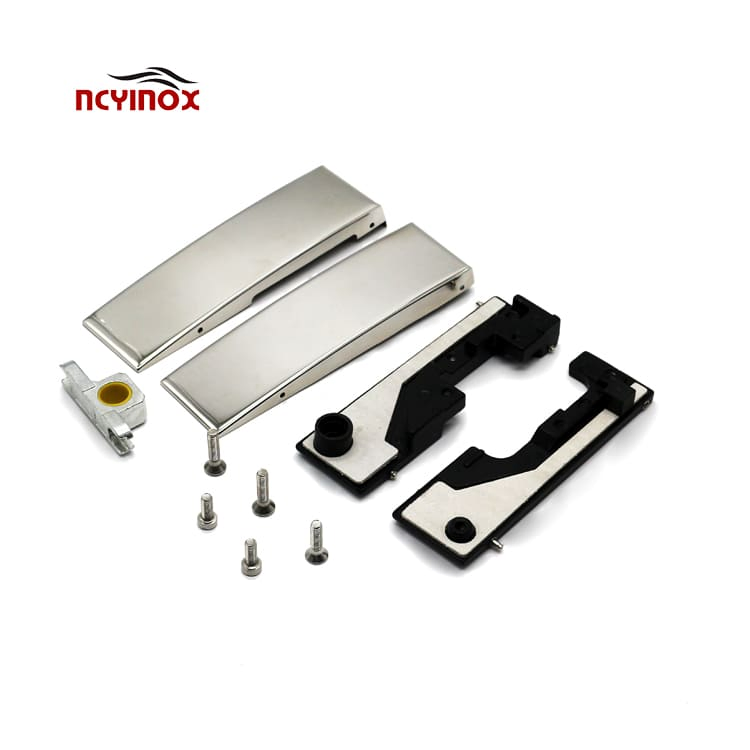 Stainless Steel Glass Door Patch Fitting Clamp Bottom Clip Frameless Glass Door Hardware