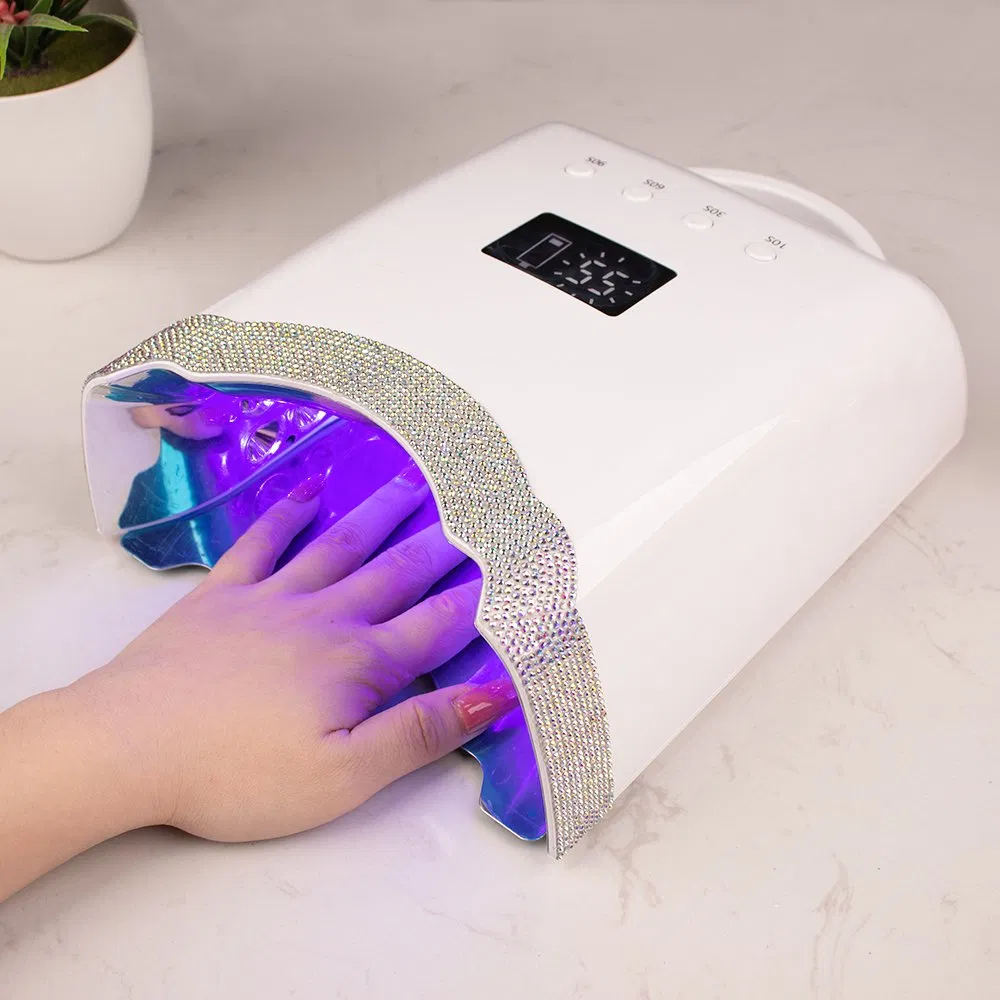 2023 New Design Nail Supplies 78W Cordless PRO Cure LED UV Nail Lamp Professional Rechargeable Nail Dryer