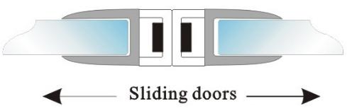 Premium Glass Shower Door with Waterproof PVC Sealing Strips