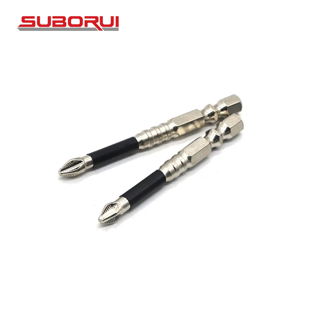 Suborui Strong Magnetic Durability Screwdriver Drill Bit Set Anti-Slip Magnetic Electric Screwdriver Set