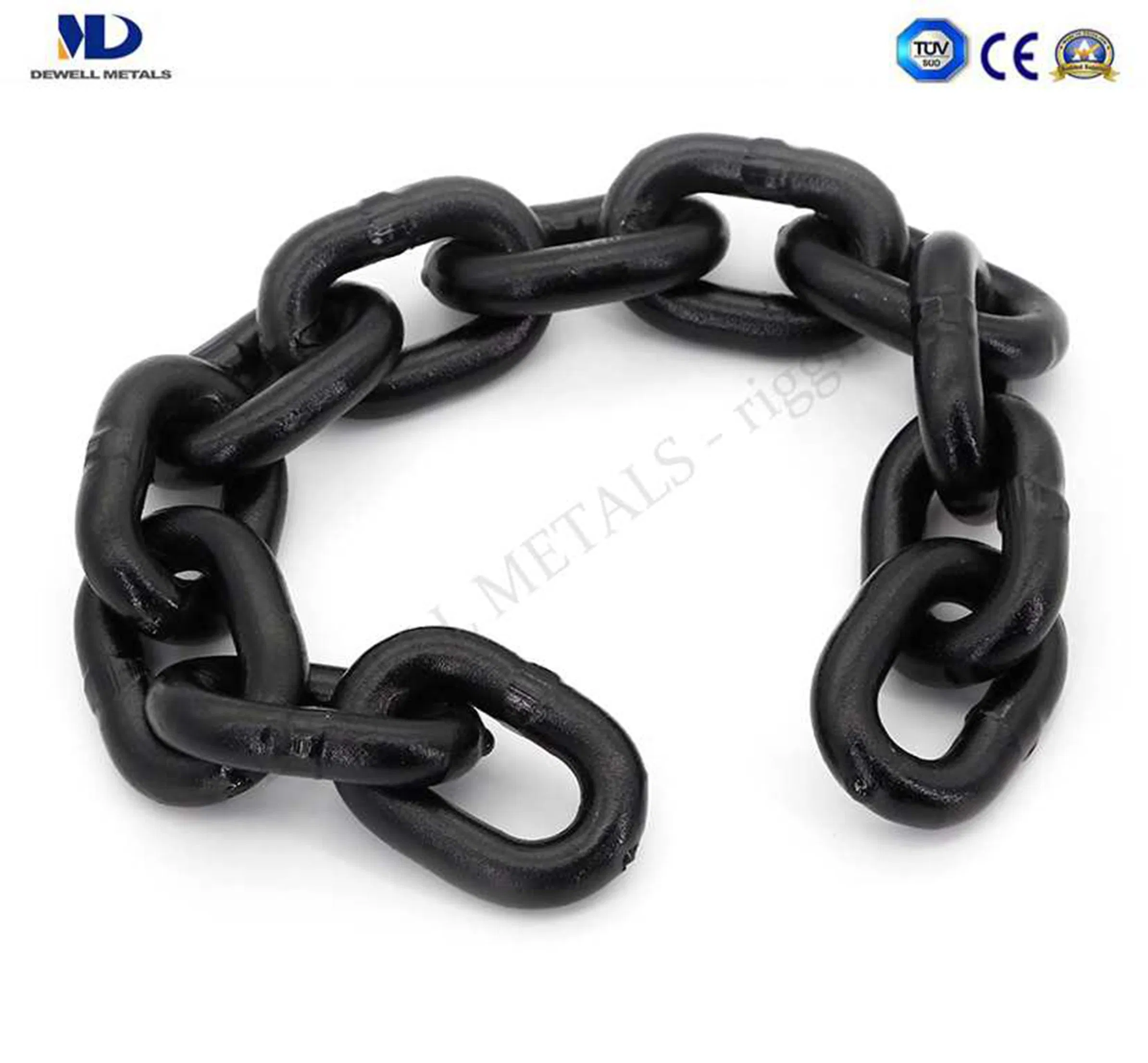 Color Painted Galvanized or Black High Tensile Alloy Steel G80 Lifting Chain