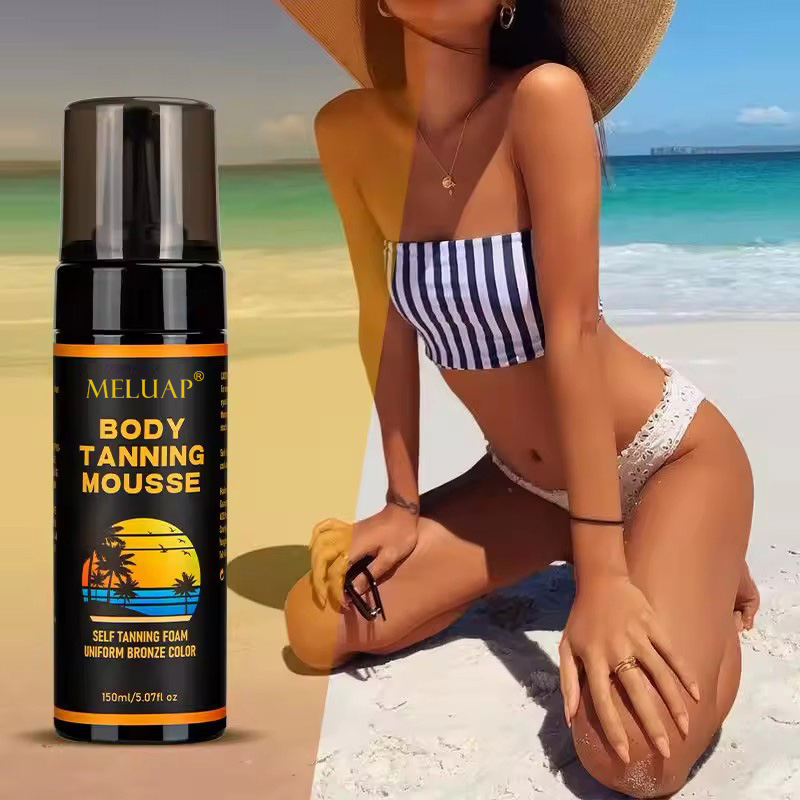 Organic Sun Tanning Oil Spray Faster Darker Tan with Moisturizing Oils Vegan Cruelty-Free
