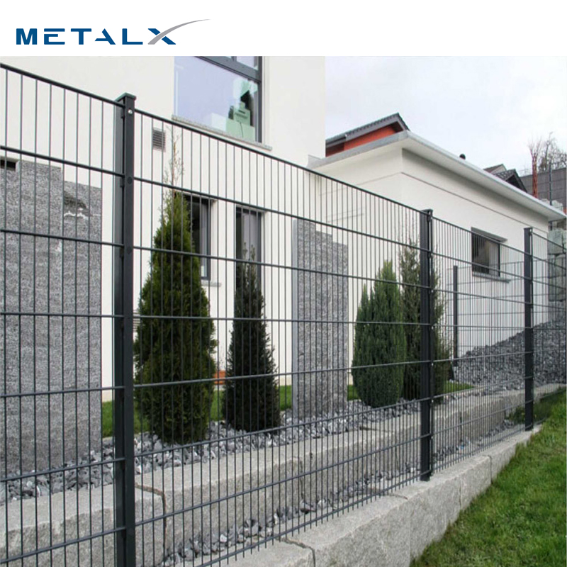 Hot Sale High Quality Twin Wire Double 2D 6/5/6 8/6/8 Stainless Steel/Galvanized 868 Welded Wire Mesh Fence Panels for Garden Security/Safety