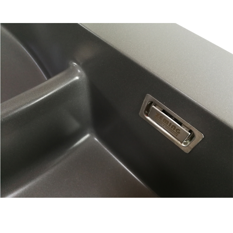 Factory Direct Supply Practical Double Bowls Kitchen Sink Quartz Stone Kitchen Sink