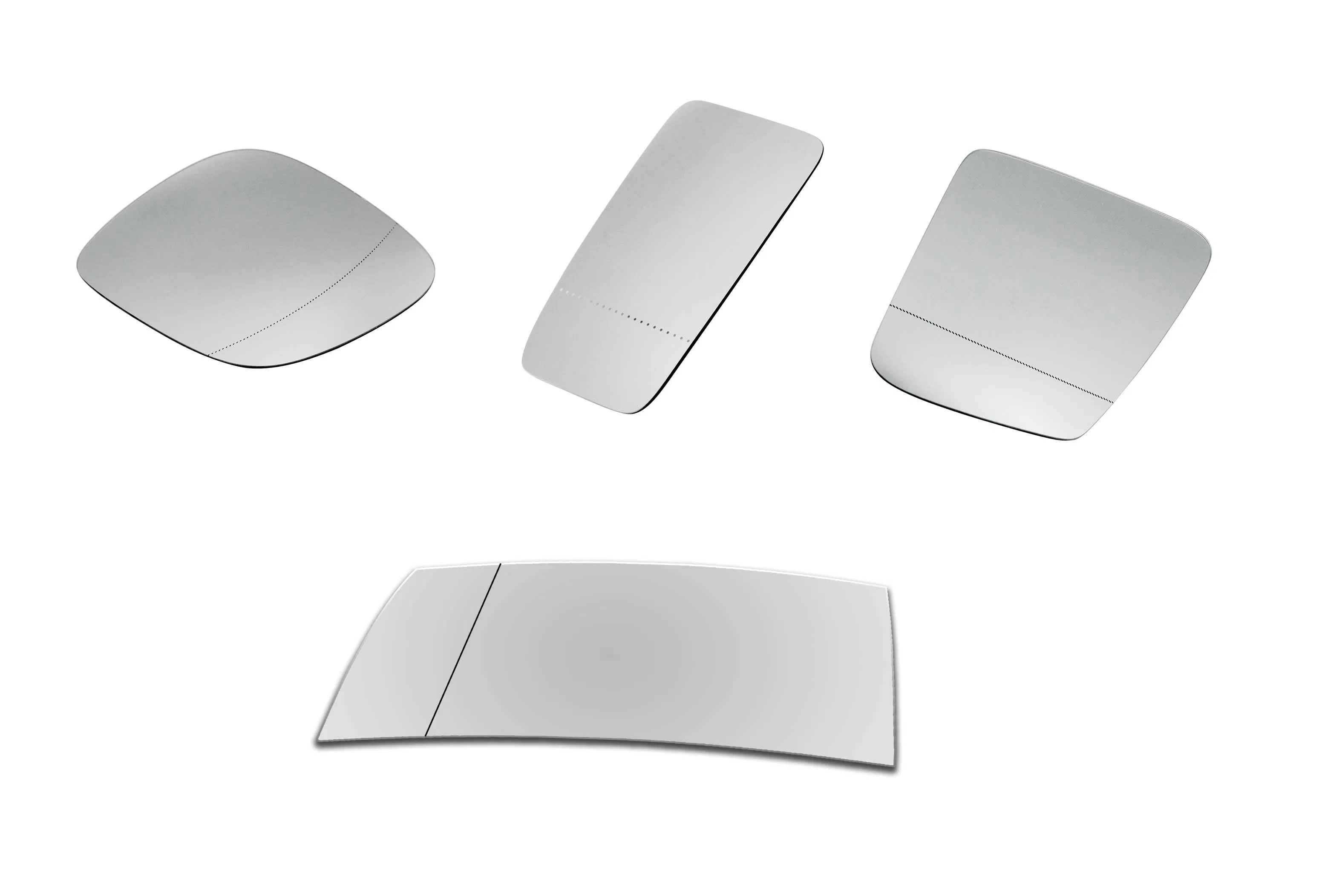 Алюминиевое выпуклое зеркало 1.8/2 мм для грузовика и мотоцикла