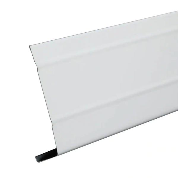 1.25-in X 6-in X 10-FT White Smooth Aluminum Fascia