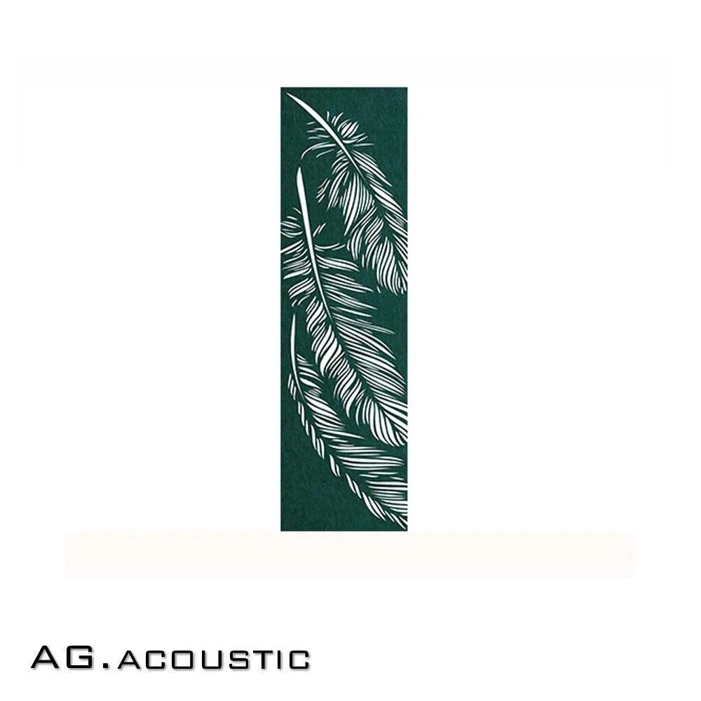 AG. Acoustic Hanging Acoustic Screen Carved Polyester Fiber Soundproofing Board for Office