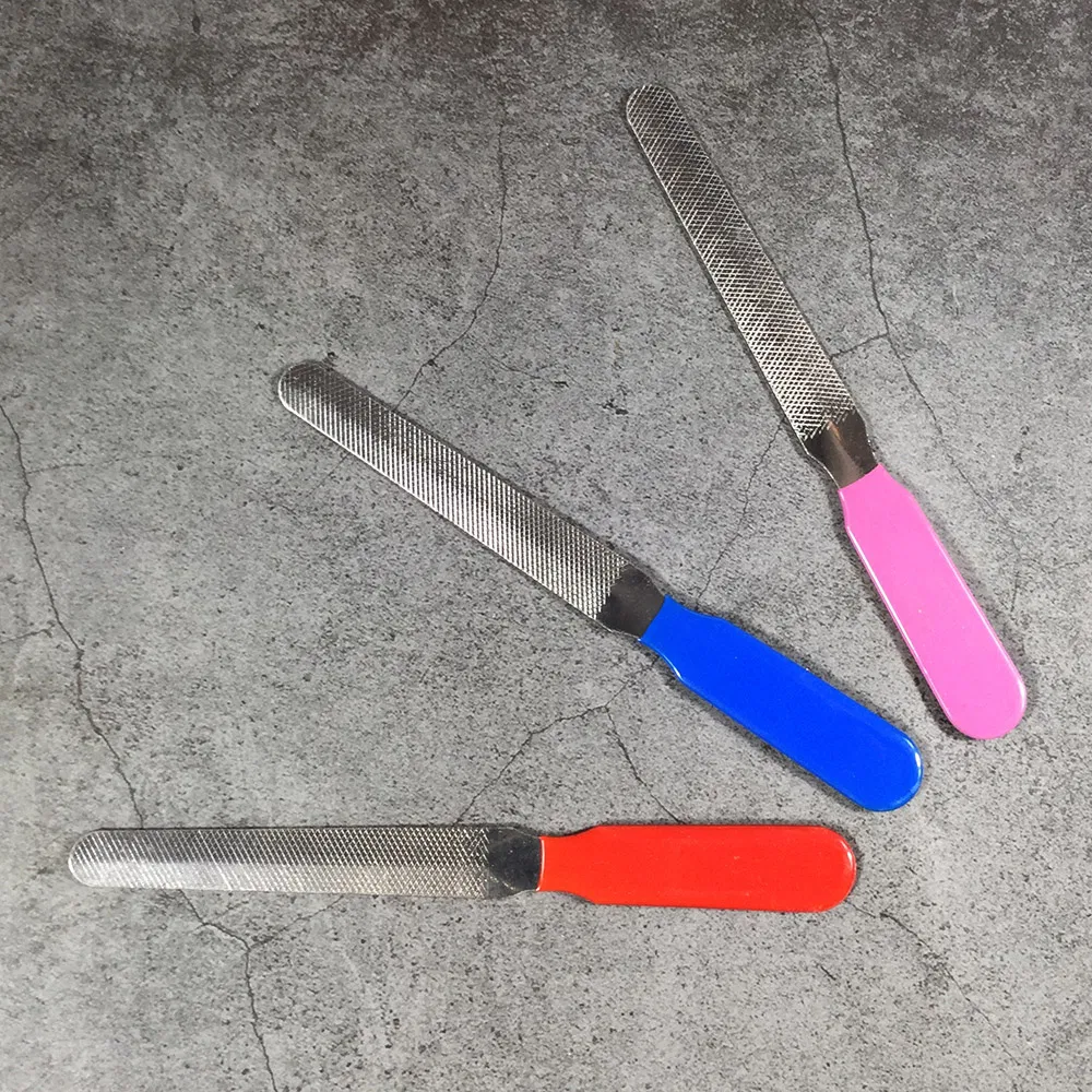 Stainless Steel Manicure and Pedicure Tools Nails Art Supplies Products Wholesale Pet Cat Dog Metal Nail File