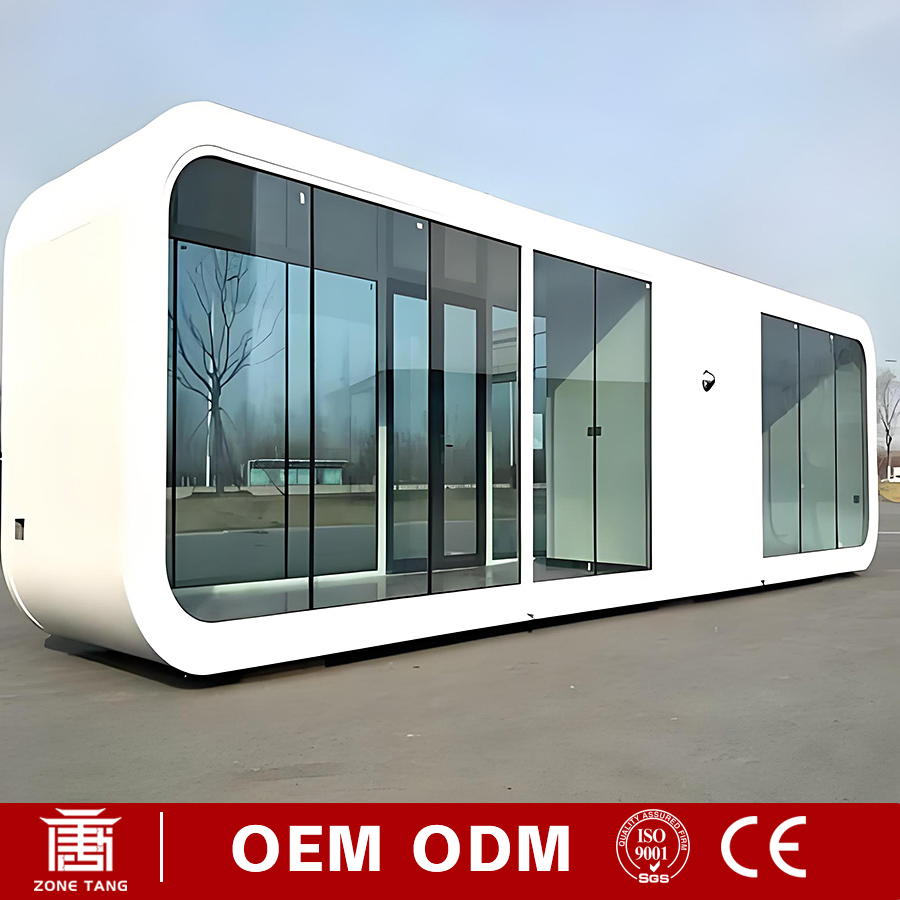 Best Temporary Customize Expanding Container Manufactured Homes Apple Capsule House