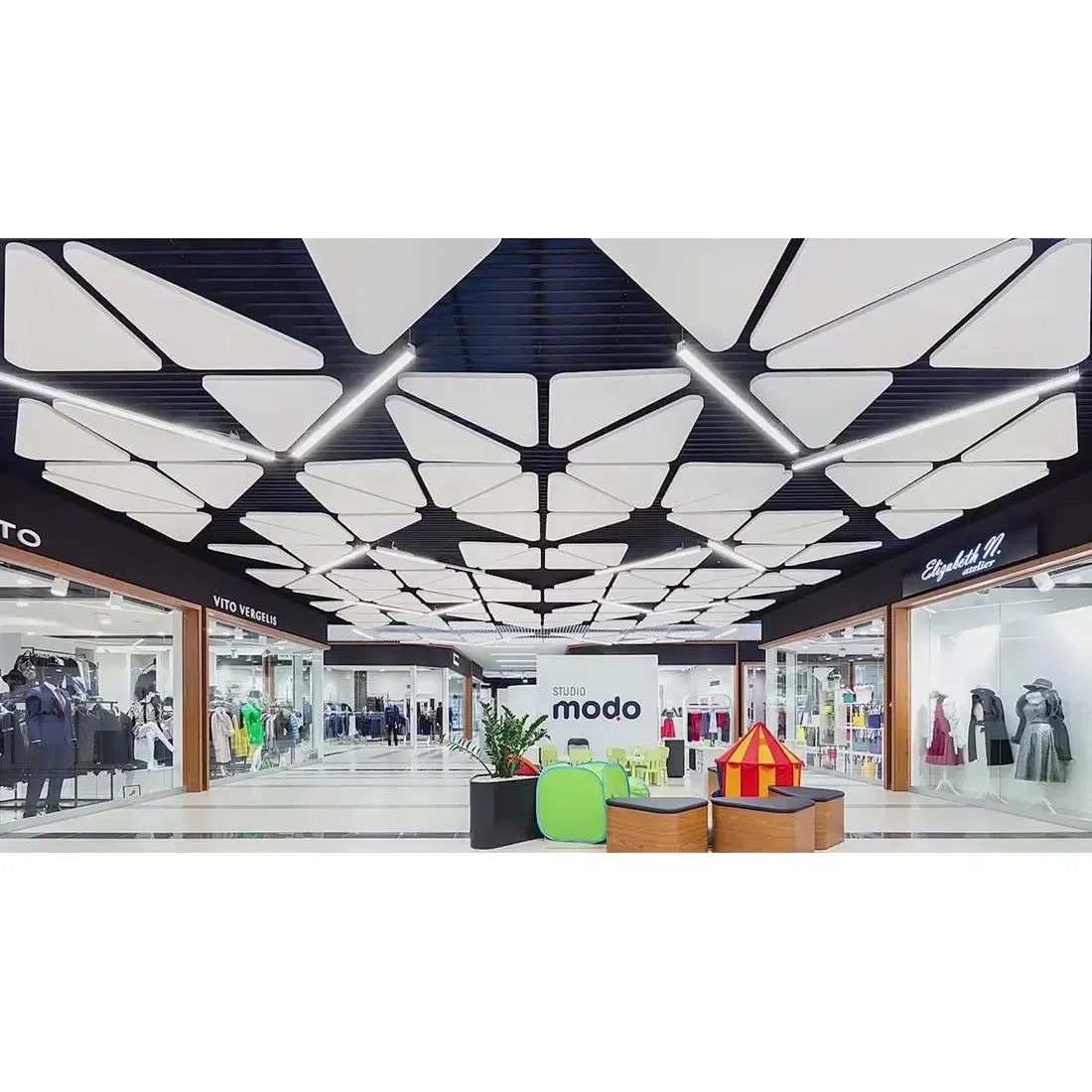 Good Price Acoustical Hanging Ceiling Rockwool Insulation Acoustic Clouds Sound Absorption Ceiling Panels