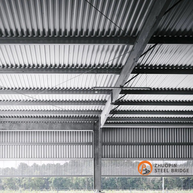 Green Building Material Steel Building / Economic Steel Structure Workshop