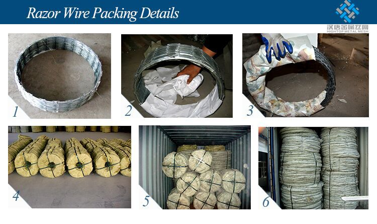 Temporary Fenceconcertina Razor Barbed Wire