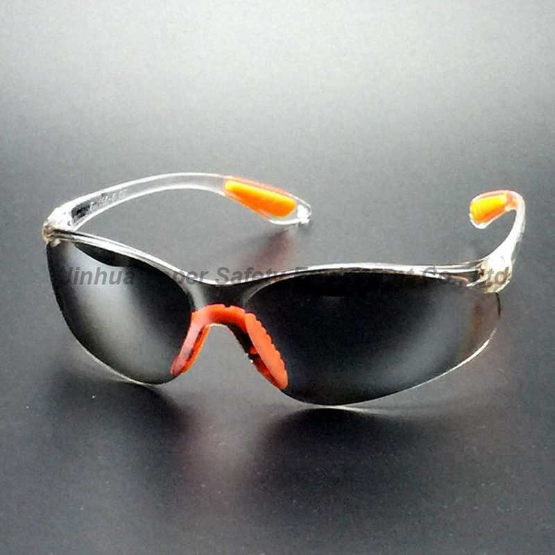 CE En166 Anti-Fog and Anti-Scratch Function PC Lens Industrial Safety Glasses (SG102)