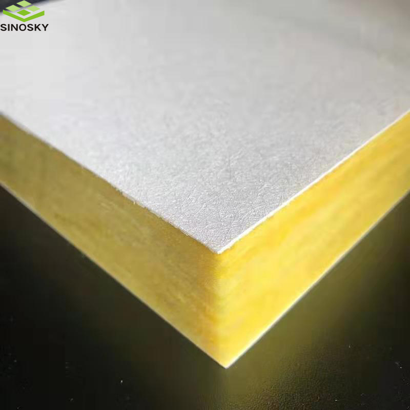 High Light Reflectance Sound-Absorbing Fiberglass Acoustic Board Ceiling for Library Reading Room