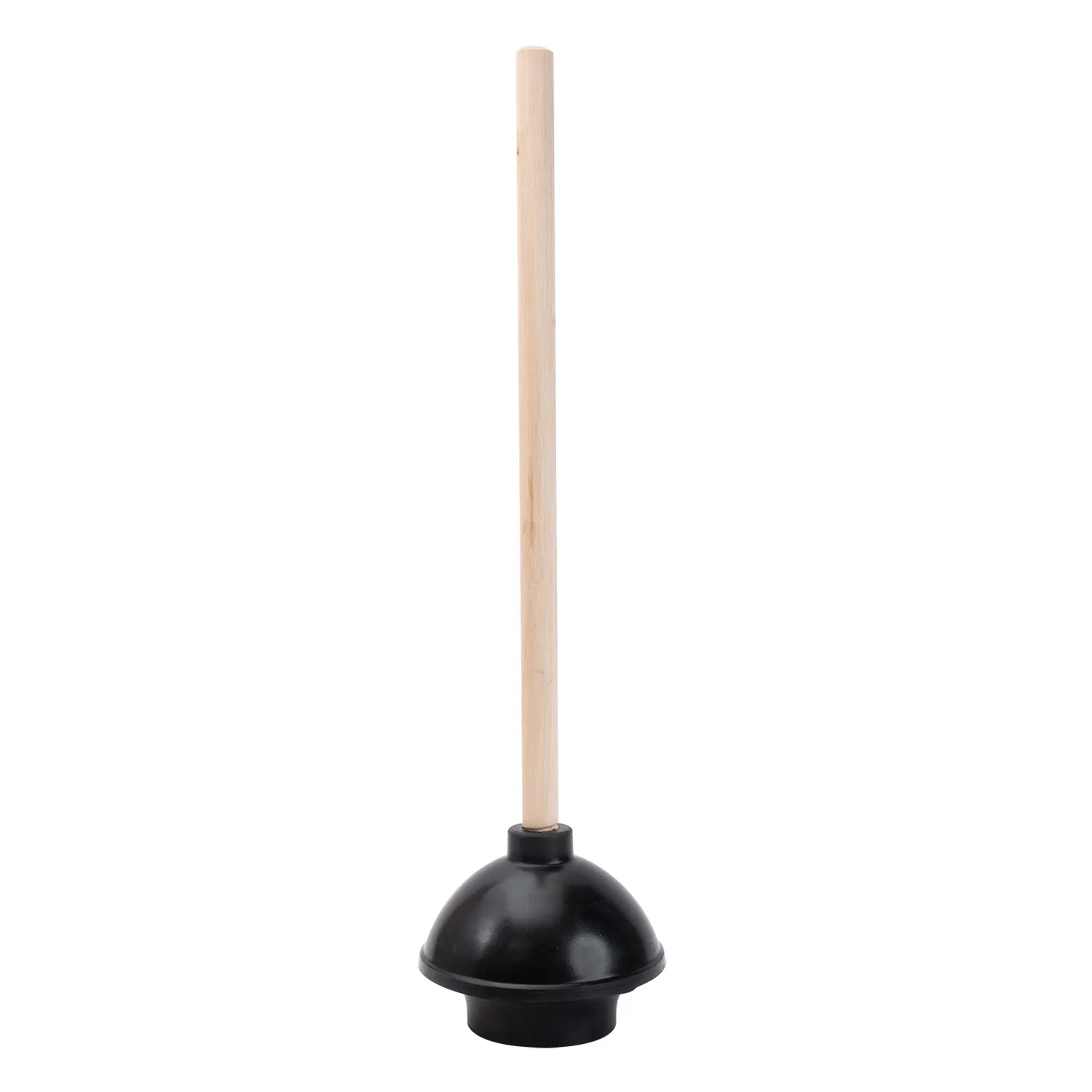 Wooden Handle Leather Toilet Unclogging Device Through Rubber Toilet Suction Toilet Plunger