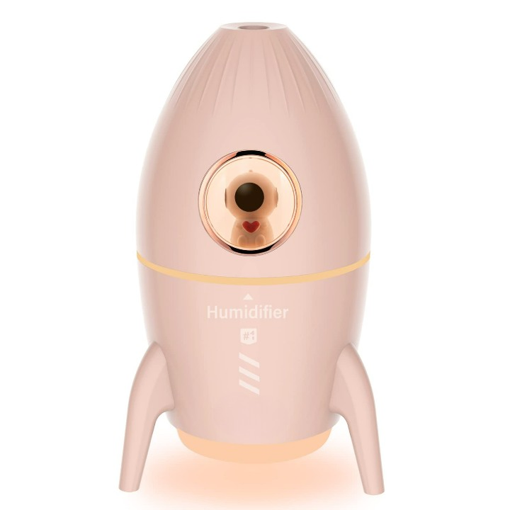 ODM New Design Cute USB Mini for Bedroom Desk Rocket Humidifier
