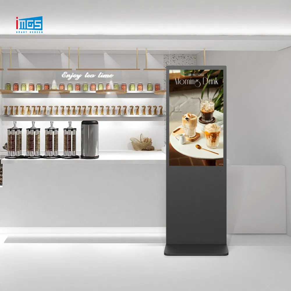 Custom 49 LCD Digital Advertising Display Screen Vertical Digital Signage Media Ad Player