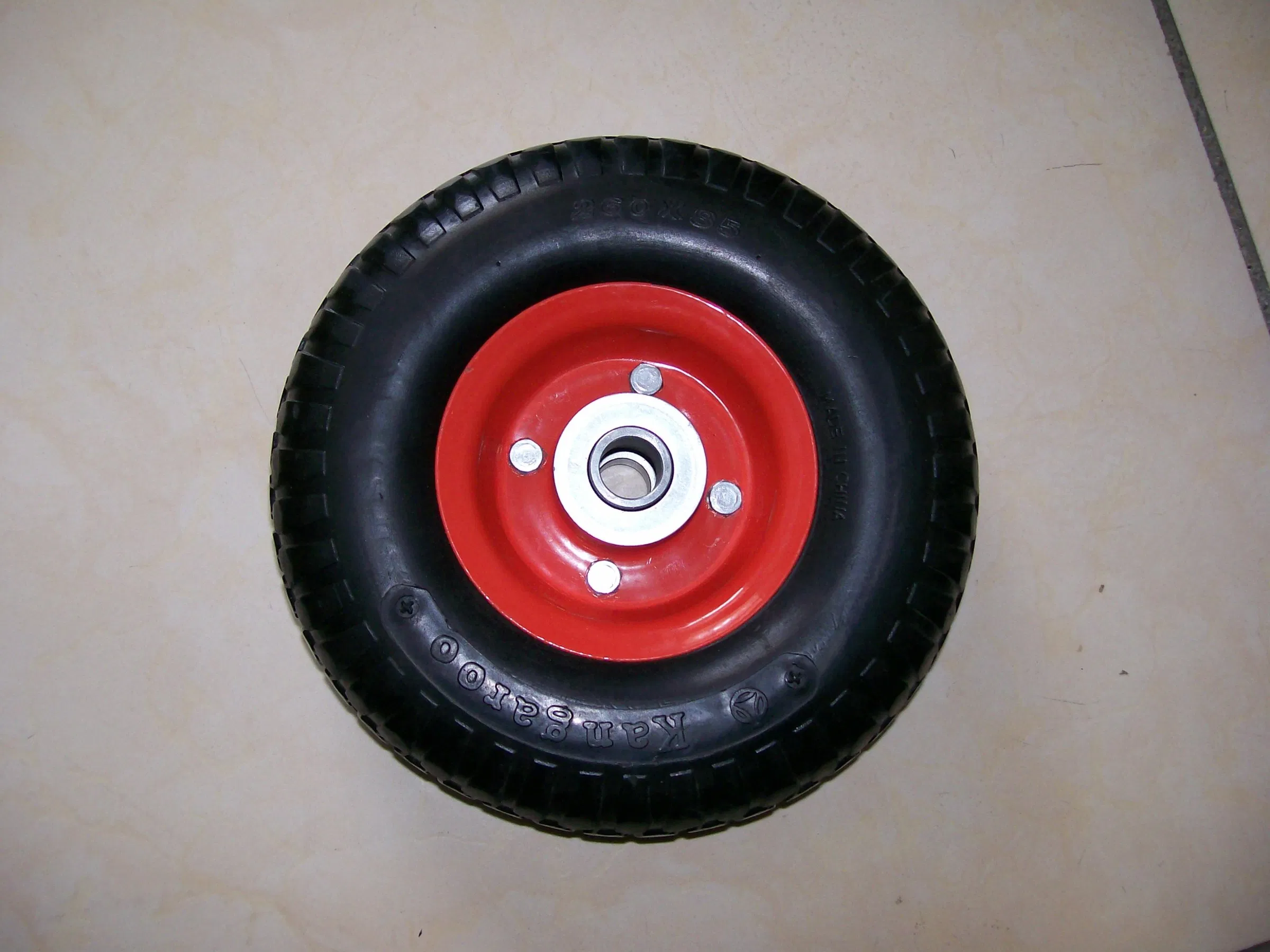 High Quality Durable Heat Resisting Utility Rubber Powder Solid Rubber Wheel (3.00-4)