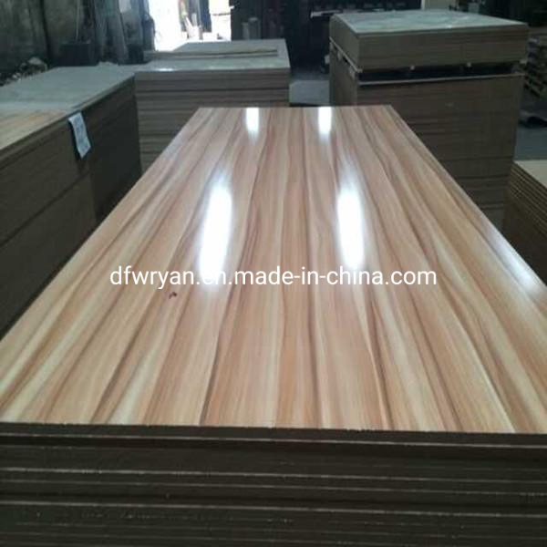 Wood Fiber Material and Indoor Usage High Gloss UV MDF