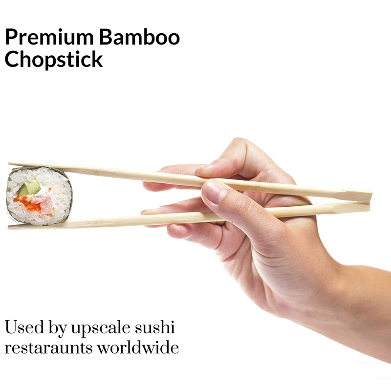 Custom Printed Disposable Set Sushi Chopsticks Bamboo Personalized Chopsticks with Logo