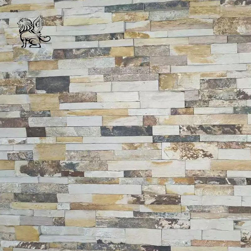 House Building Decoration 3D Natural Stone Veneer Slate Culture Stone Cladding Exterior Wall Panel Wholesale