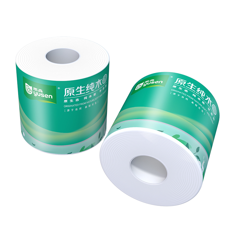 Wholesale Toilet Paper 2/3 Ply Roll Tissue Custom Wood Pulp Toilet Paper Manufacturer