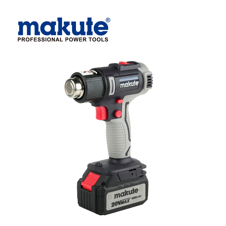 Makute 20V Cordless 50-550º C Temperature Adjustable Battery Lithium Heat Gun Digital Screen