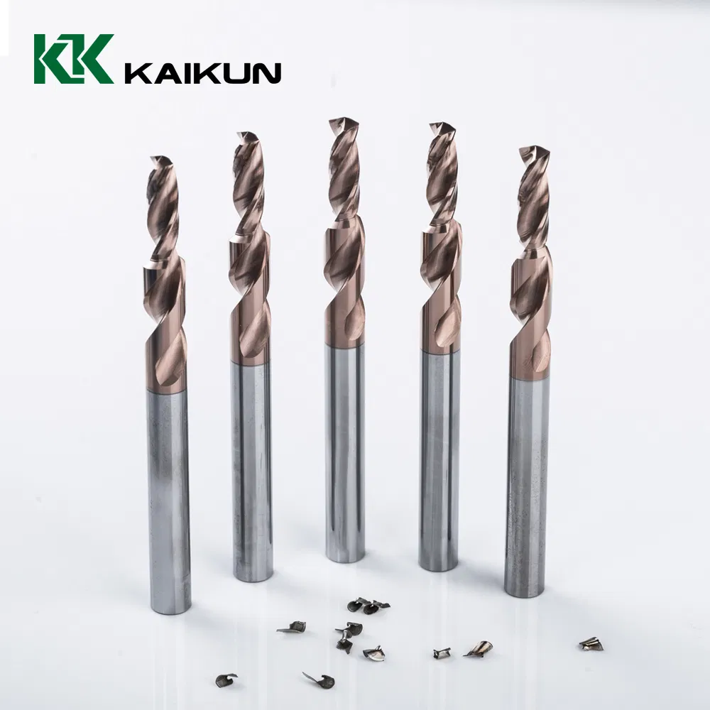 High Precision CNC Coolant Hole Drill Bits Milling Cutter Twist Drill Bits Carbide Tool CNC Router Bits Drilling Tool