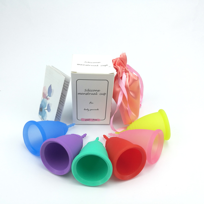 FDA Hot Women Lady Girl Period Silicone Copa Menstrual Cup