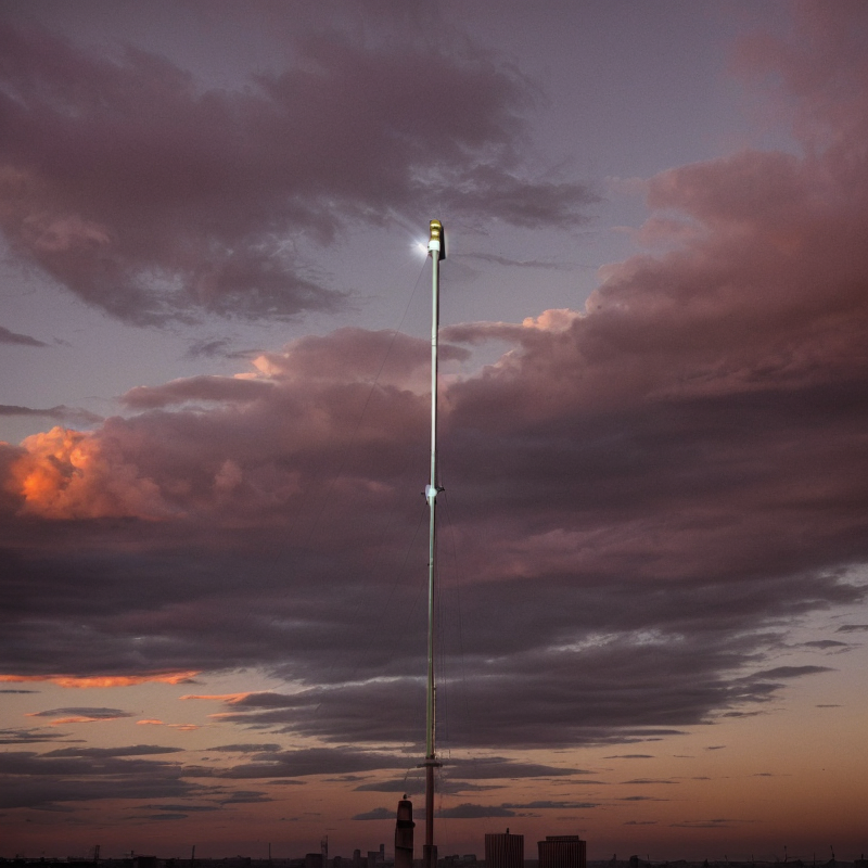 Stainless Steel Wall Flagpole Display Rack
