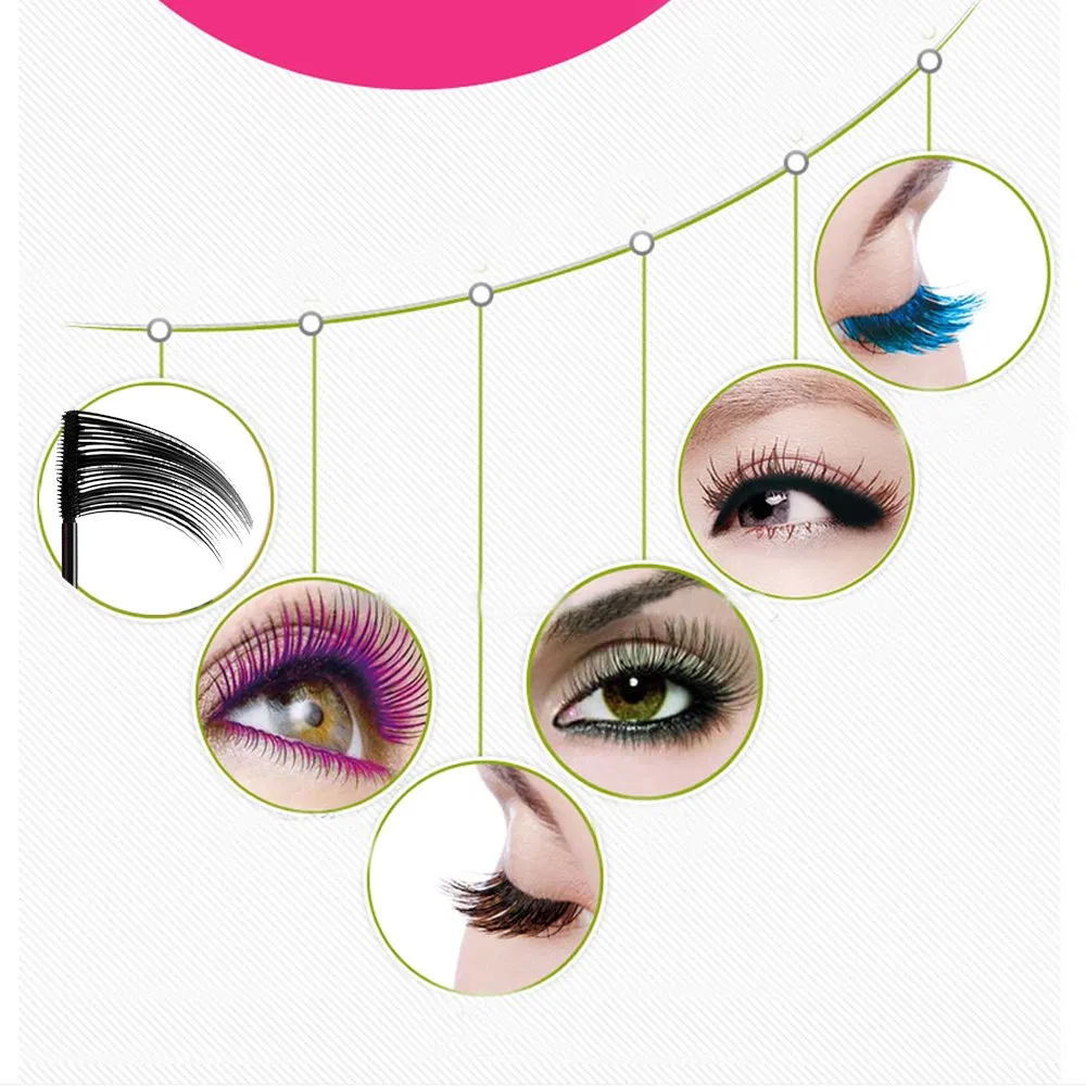 Mascara High Quality White Embossed Leather Long Lasting Curling Mascara