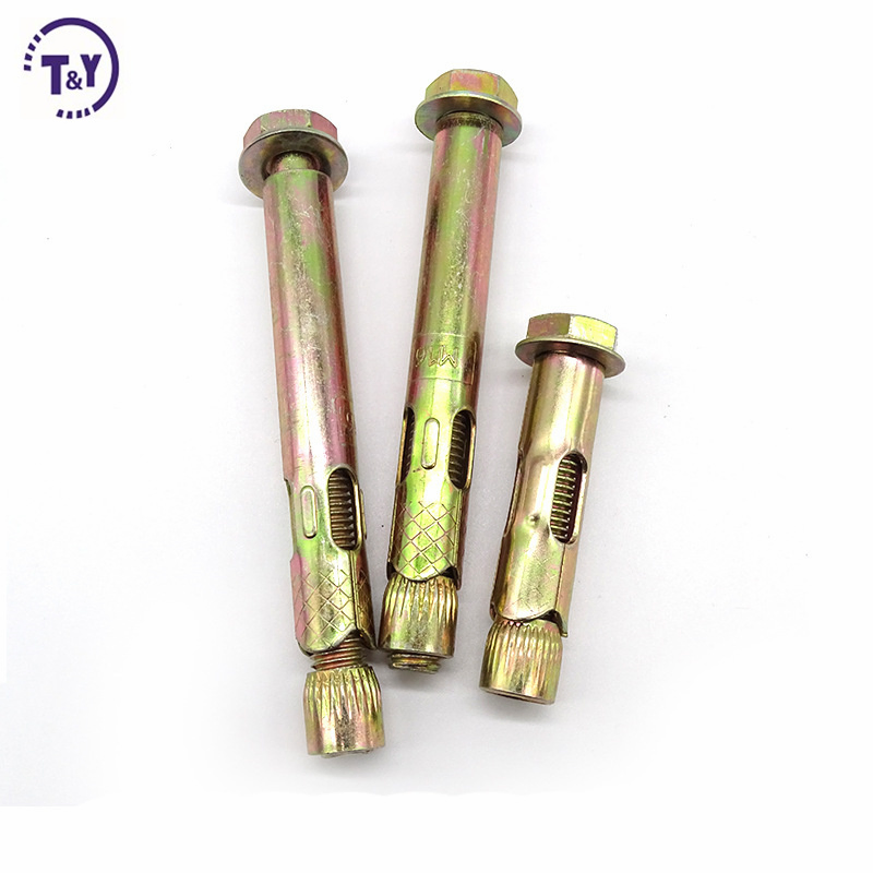 Анкерный болт с желтым цинковым покрытием