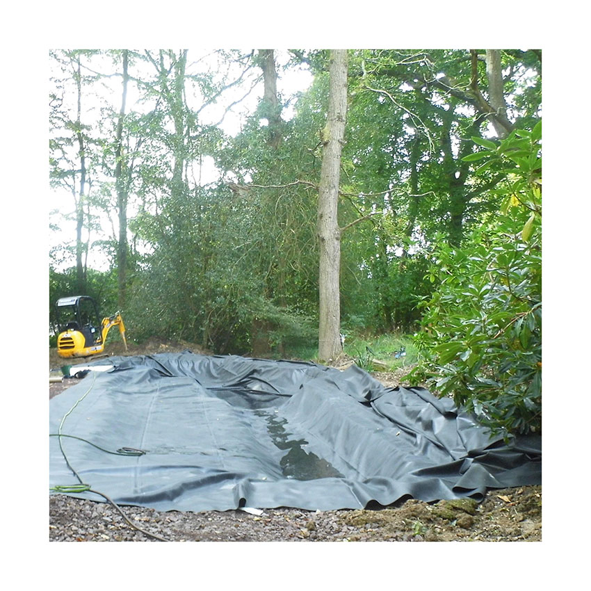 Non-Toxic and Harmless Easy Conform Pond Walls EPDM Rubber Pond Liner with High Safety