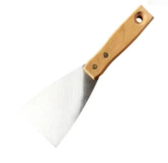 Multi Purpose Wood Handle Stainless Steel Scraper